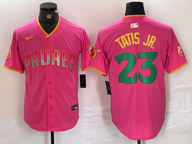 Men's San Diego Padres Fernando Tatis Jr. #23 Pink Jersey