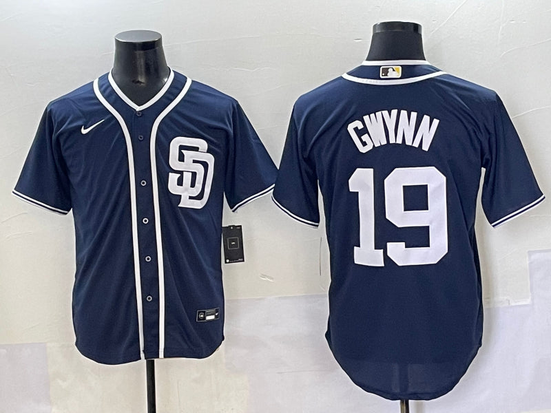 Men's San Diego Padres Tony Gwynn #19 Navy Limited Jersey