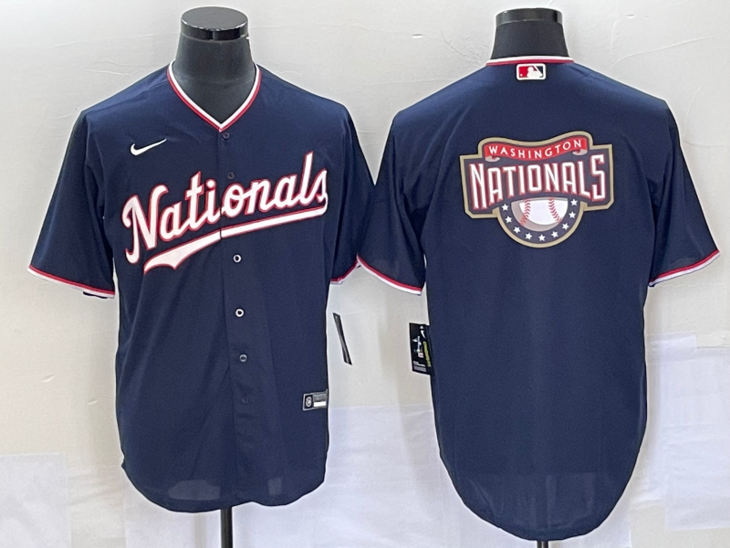 Men's Washington Nationals Navy Alternate Team Jersey