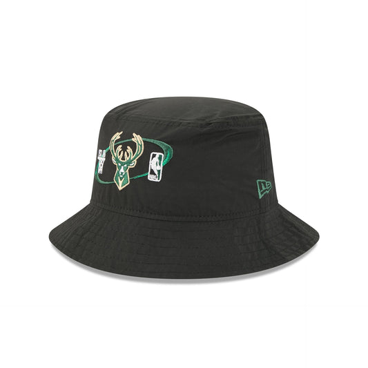 Milwaukee Bucks Nylon Logo Bucket Hat