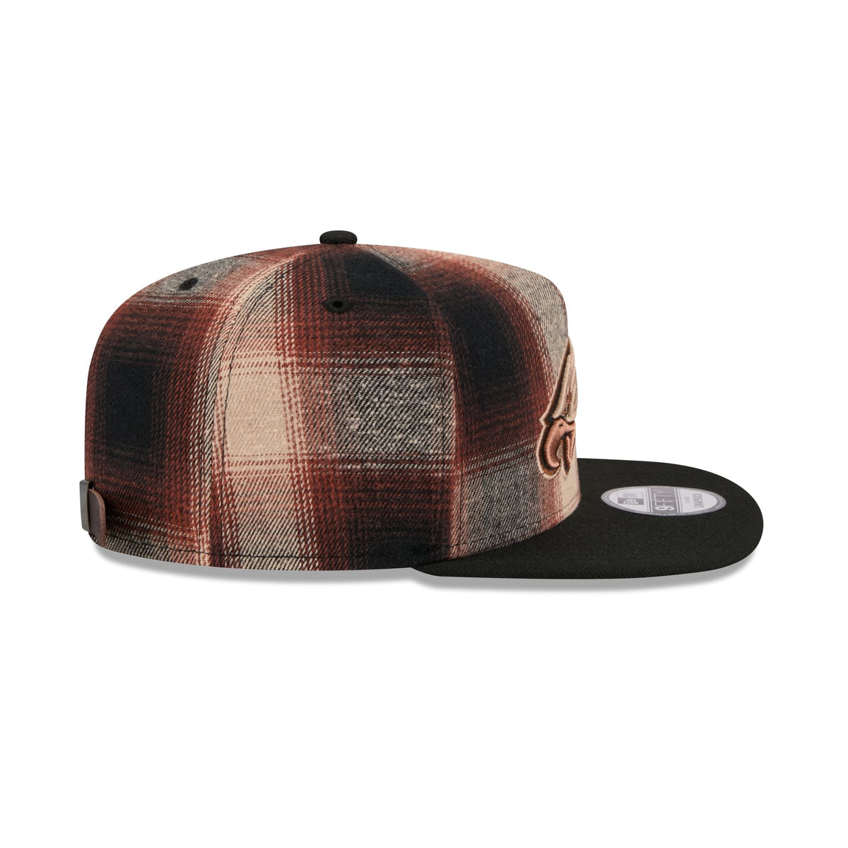 Philadelphia Eagles Grunge Plaid 9FIFTY A-Frame Adjustable Hat