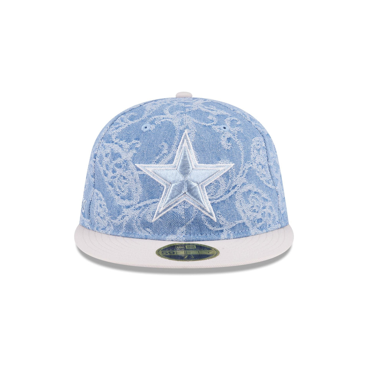 Just Caps Jacquard Denim Dallas Cowboys Retro Crown 59FIFTY Fitted Hat