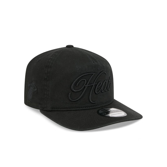 Miami Heat All Black Scripted 19TWENTY Adjustable Hat