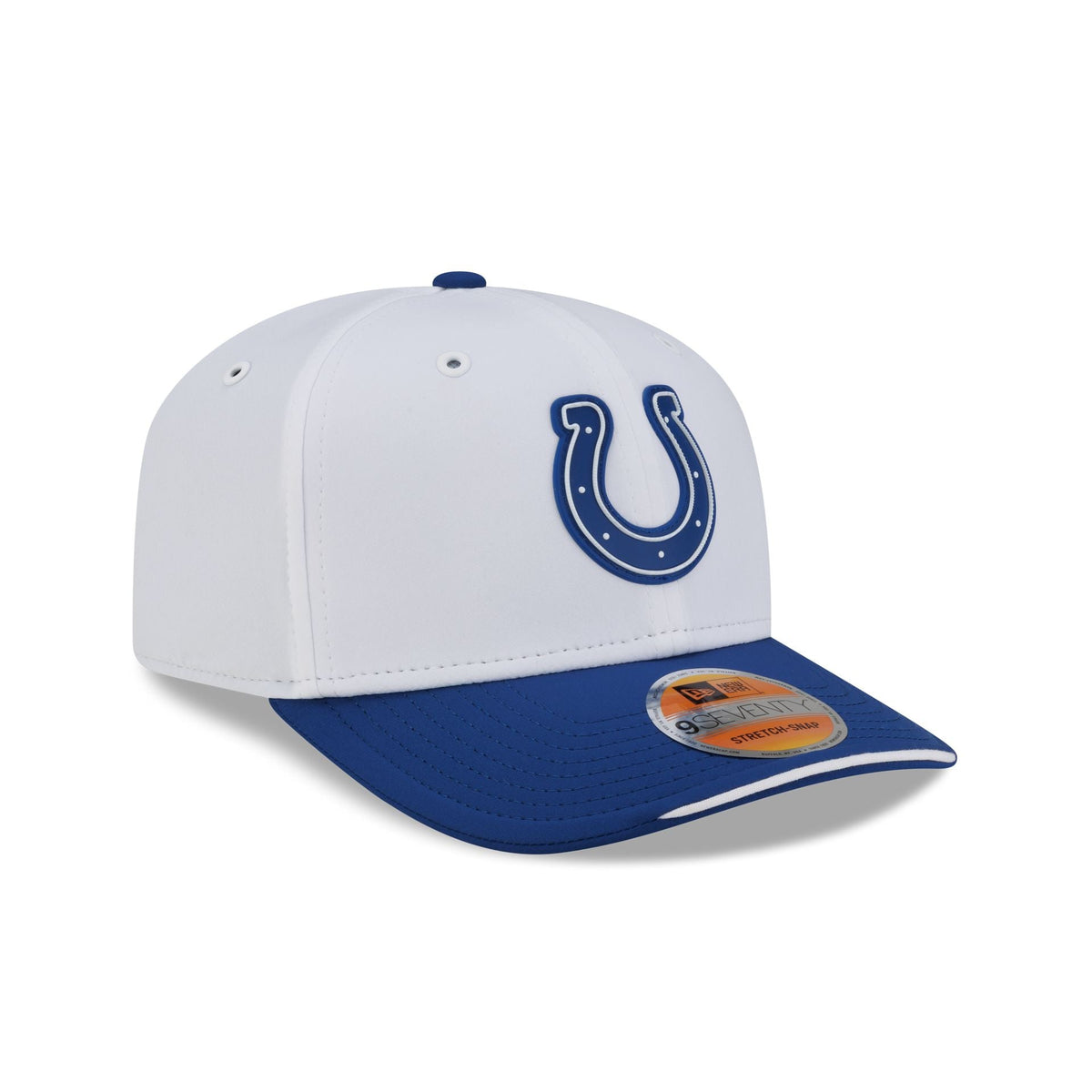 Indianapolis Colts 2026 Sideline White 9SEVENTY Stretch-Snap Hat