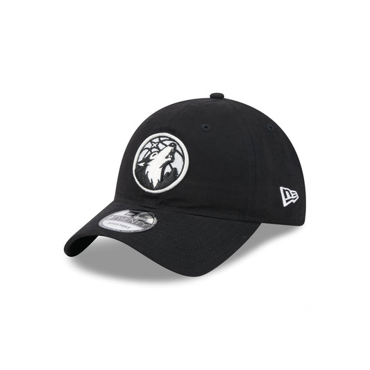Minnesota Timberwolves Nylon Black 9TWENTY Adjustable Hat