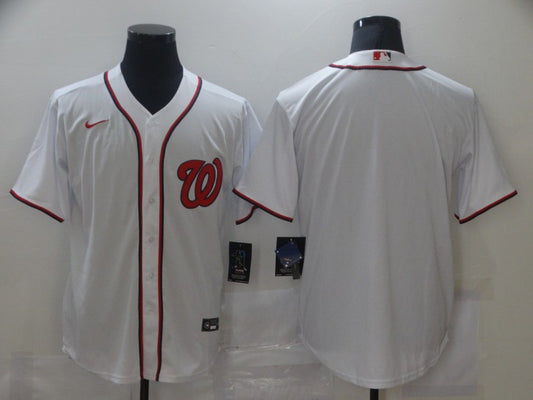 Men's Washington Nationals White Home Blank Jersey