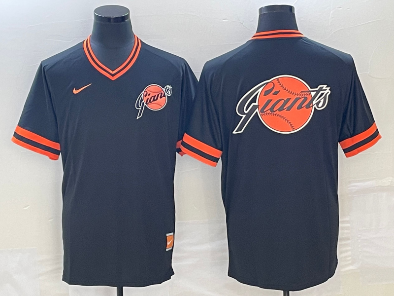 Men's San Francisco Giants Black Team Jersey