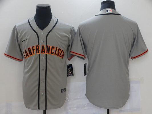 Men's San Francisco Giants Gray Blank Jersey