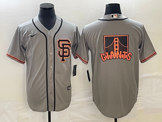 Men's San Francisco Giants Gray Road Jersey