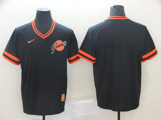 Men's San Francisco Giants Black Blank Jersey