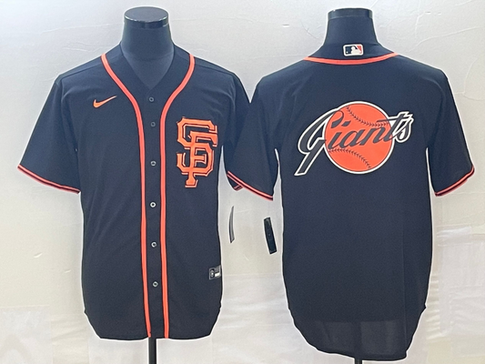 Men's San Francisco Giants Black Alternate Team Jersey