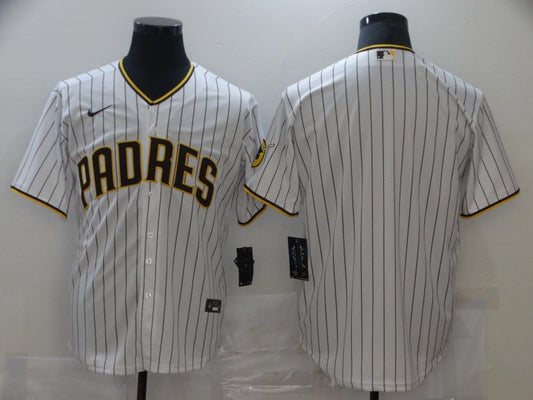 Men's San Diego Padres White Home Blank Jersey