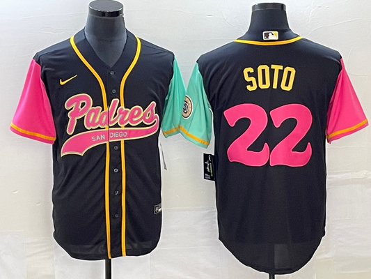 Men's San Diego Padres Juan Soto #22 Black City Connect Jersey Joint Edition