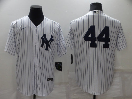 Men's New York Yankees Reggie Jackson #44 White Name Jersey