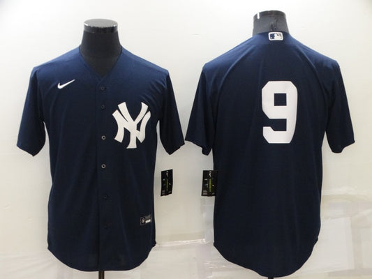 Men's New York Yankees Roger Maris #9 Navy Name Jersey