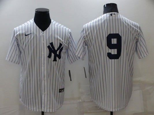 Men's New York Yankees Roger Maris #9 White Name Jersey