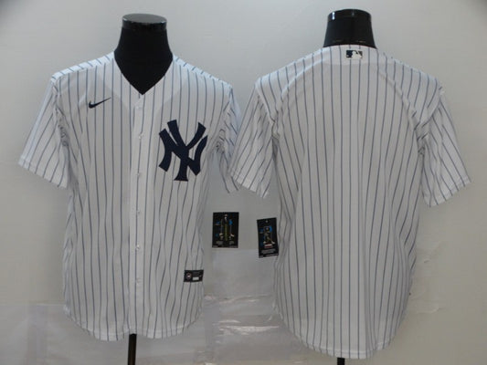 Men's New York Yankees White Home Blank Jersey